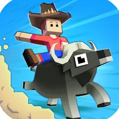 Взломанная Rodeo Stampede: Sky Zoo Safari  [МОД Меню] - стабильная версия apk на Андроид