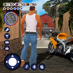 Взломанная Mafia Crime: Cars & Gang Wars (Сан Андреас Авто Банды Войны)  [МОД Много денег] - полная версия apk на Андроид