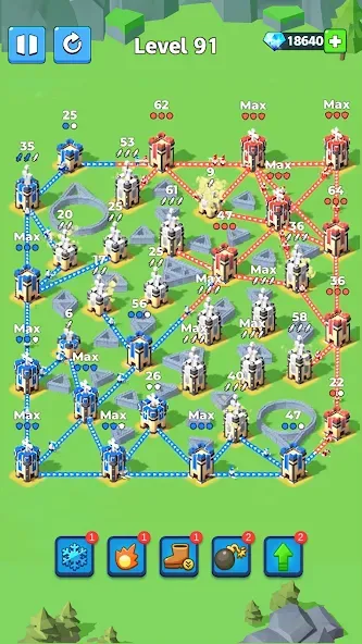 Conquer the Tower: Takeover  [МОД Бесконечные деньги] Screenshot 1
