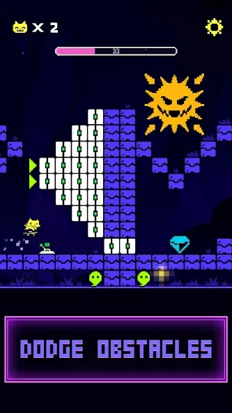 Underground Race - Arcade Game (Ритм Дэш)  [МОД Меню] Screenshot 1