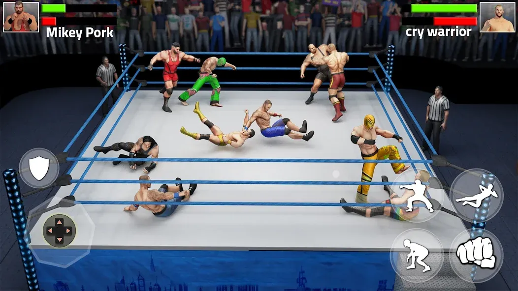 Tag Team Wrestling Game (Таг Тим Реслинг Гейм)  [МОД Меню] Screenshot 2