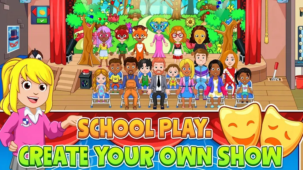 My City : High School (Мой город)  [МОД Много денег] Screenshot 4