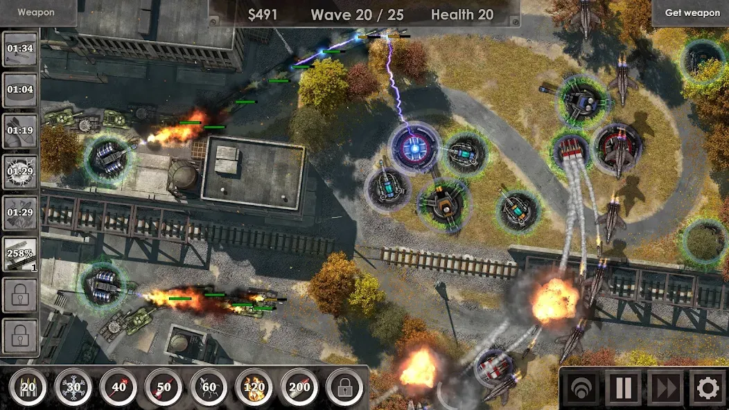 Defense Zone 3 Ultra HD (Дефенс Зона 3 Ультра ХД)  [МОД Все открыто] Screenshot 2