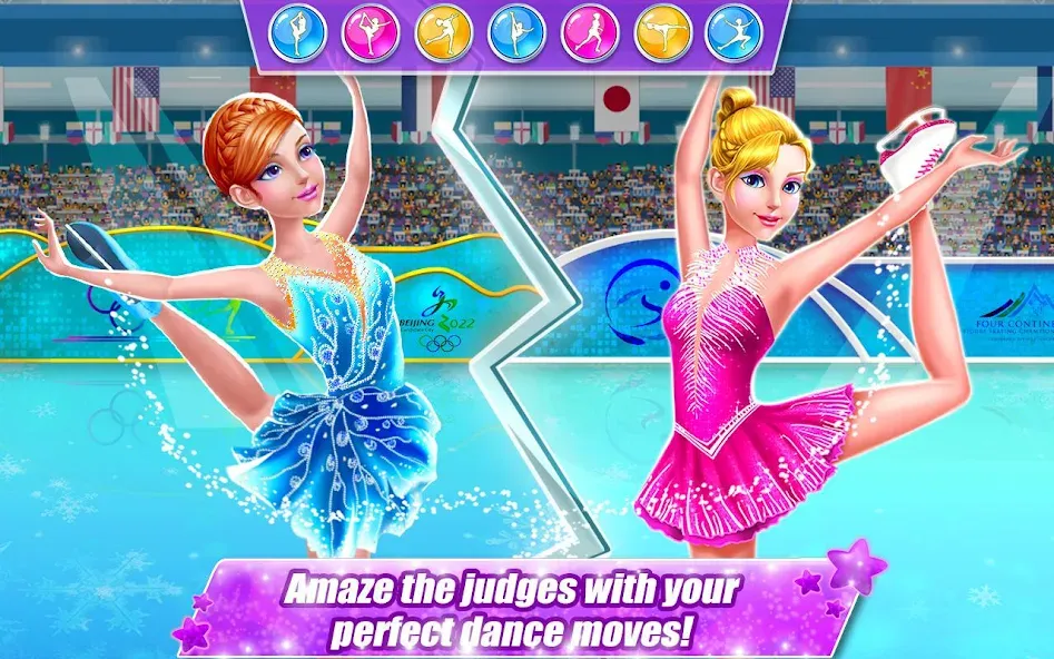 Ice Skating Superstar - Perfec  [МОД Unlimited Money] Screenshot 5