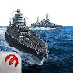 Скачать взломанную World of Warships Blitz War (Ворлд оф Варшипс Блиц Вар)  [МОД Menu] - полная версия apk на Андроид
