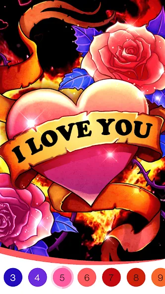 Coloring Book -Paint by Number (Малер Плюс)  [МОД Mega Pack] Screenshot 2