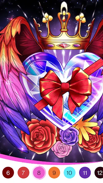 Coloring Book -Paint by Number (Малер Плюс)  [МОД Mega Pack] Screenshot 3