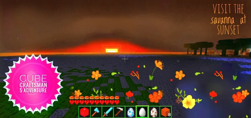 Cube Craftsman 5 Adventure (КубКрафт Приключение)  [МОД Меню] Screenshot 2