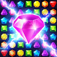 Взломанная Jewels Planet - Match 3 Puzzle  [МОД Много денег] - стабильная версия apk на Андроид
