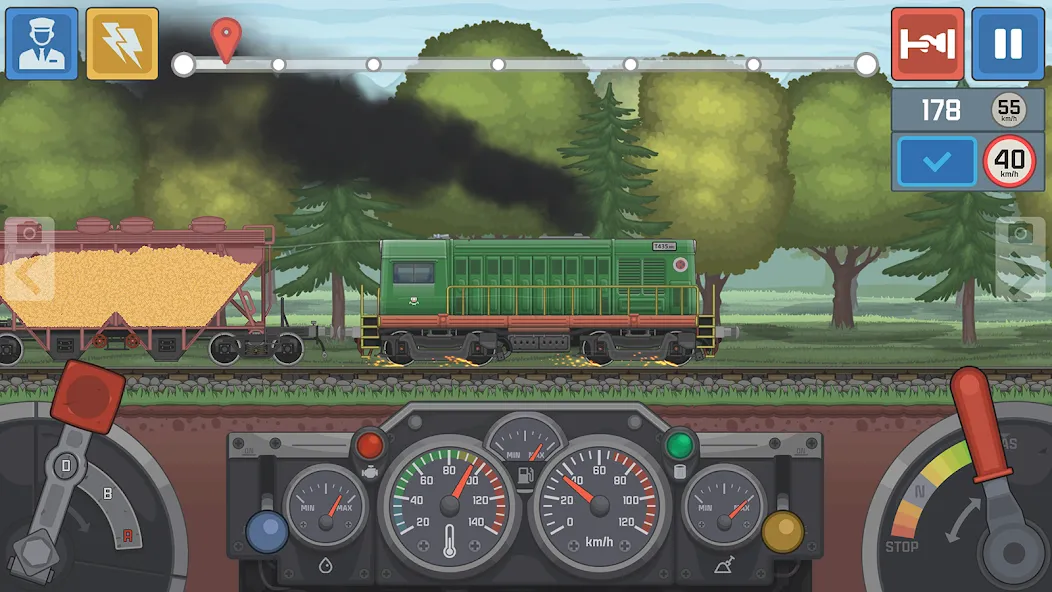 Train Simulator: Railroad Game (Трейн Симулятор)  [МОД Бесконечные монеты] Screenshot 4