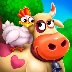 Взломанная Farmington – Farm game (Фармингтон)  [МОД Много монет] - полная версия apk на Андроид