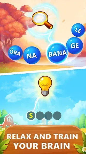 Word Bubble Puzzle - Word Game  [МОД Бесконечные монеты] Screenshot 4